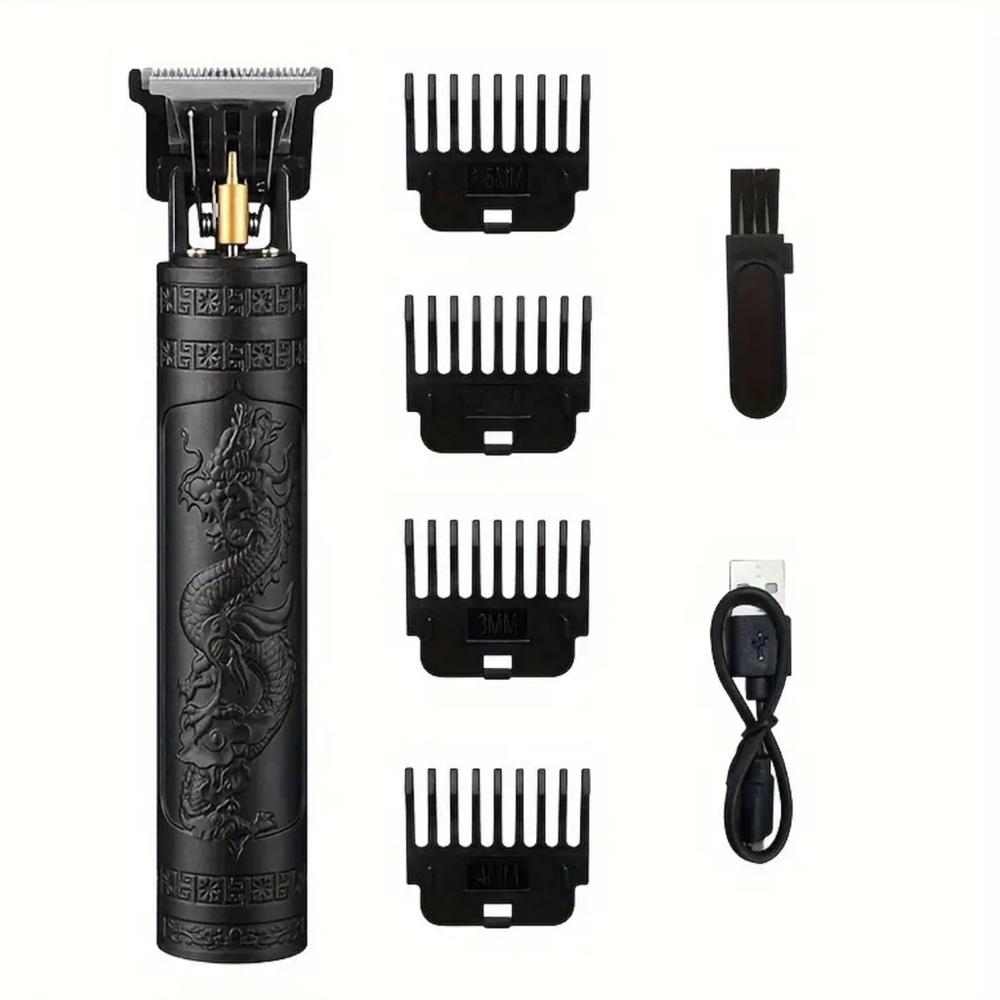 ✨ Brand New ✨ Black Hair Clipper Beard Trimmer USB Rechargeable Electric Haircut